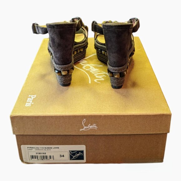 Christian Louboutin:  Pyraclou 110:  Size 34 - Picture 6 of 9